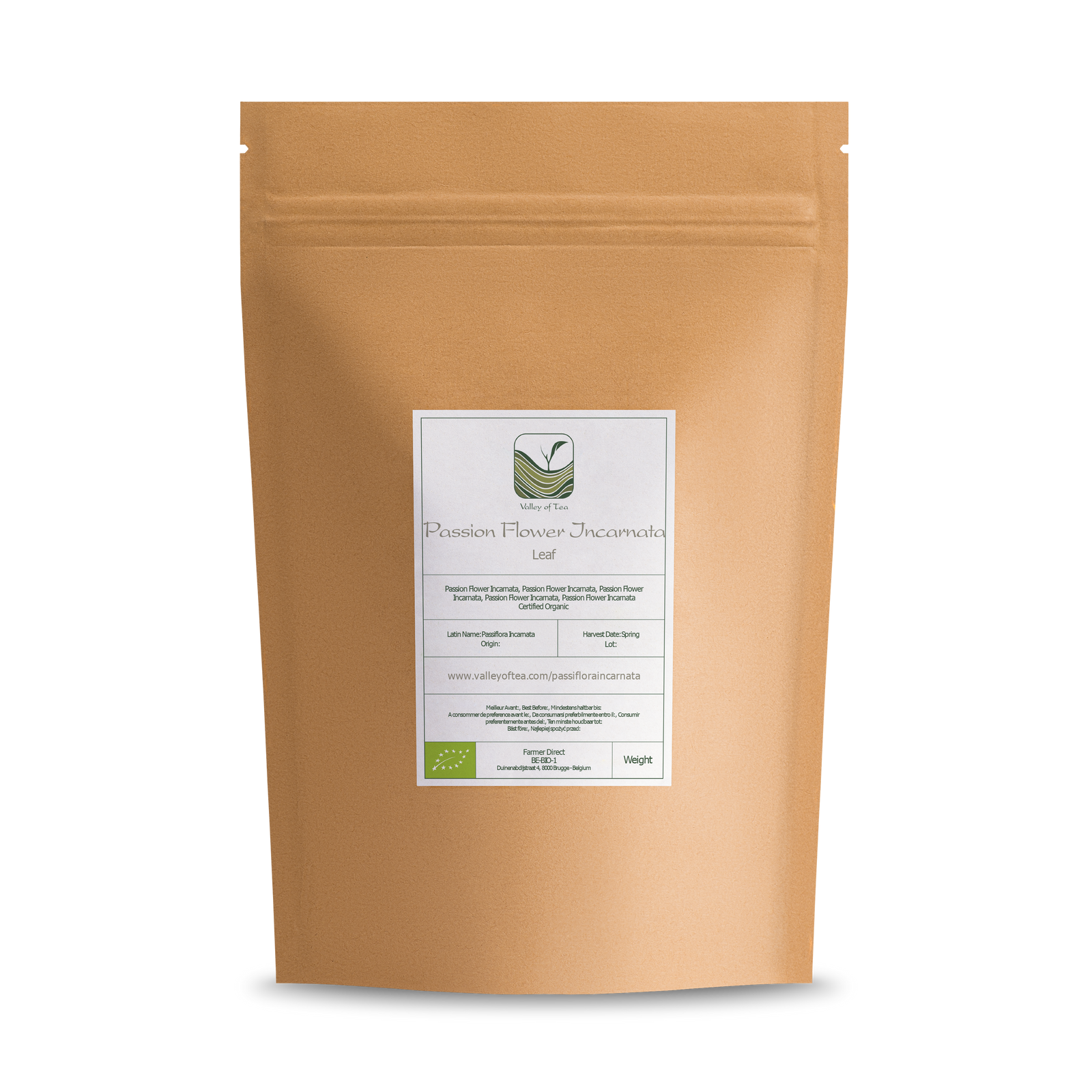 Passionflower Organic Leaf - Passiflora Incarnata 100g
