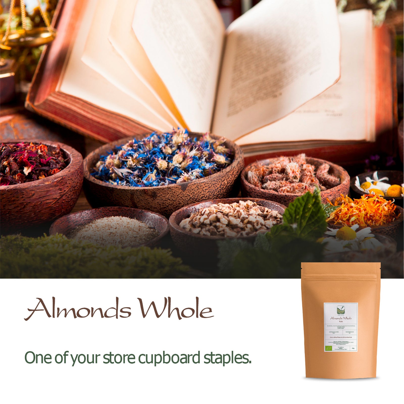 Almonds Whole 250g