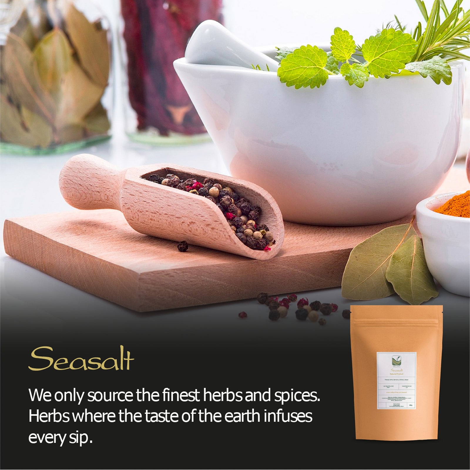 Fleur de Sel Gourmet Quality - Super Fine Seasalt 800g