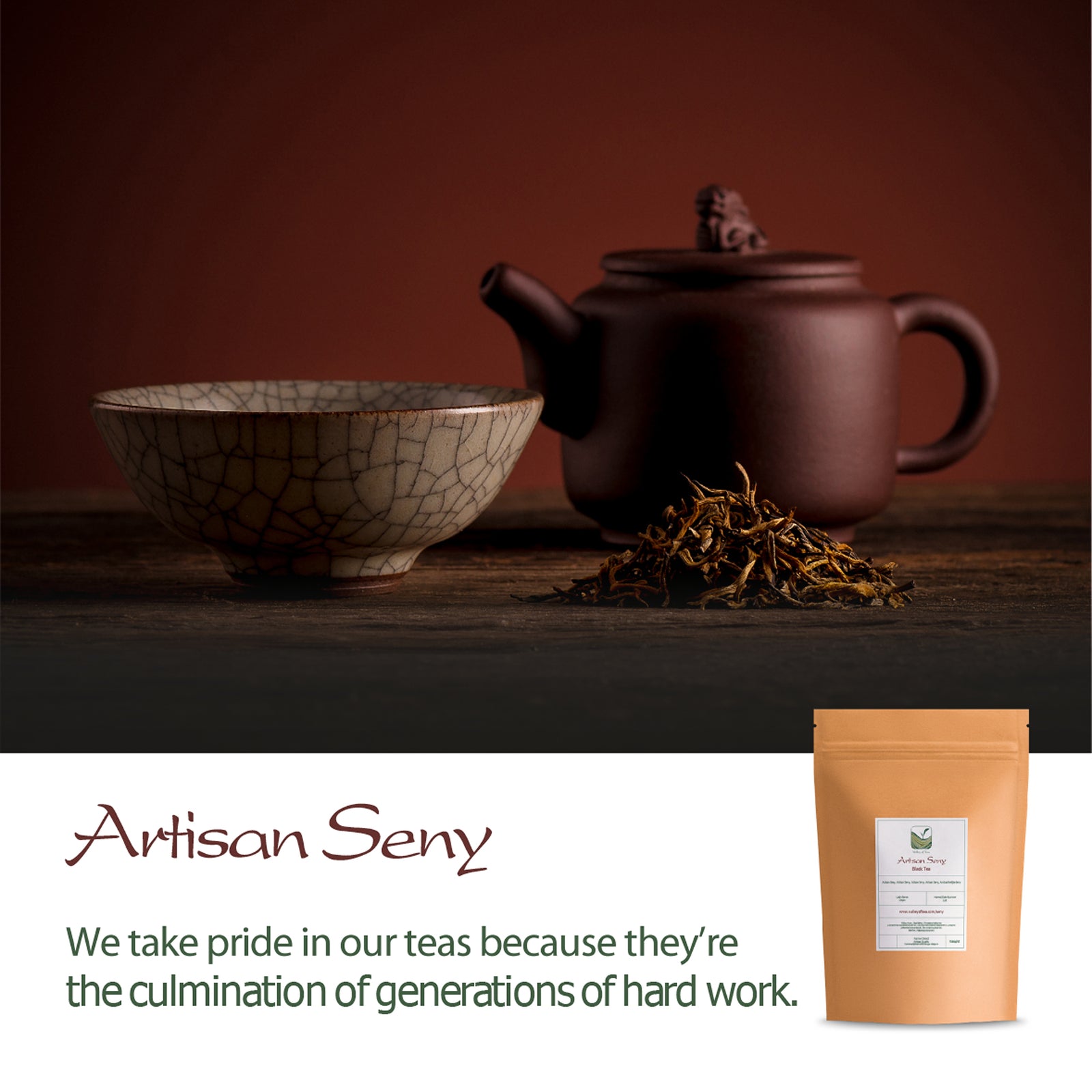 Sri Lanka Black Tea Leaf - Artisan Handmade Grade From Nuwara Eliya 50g