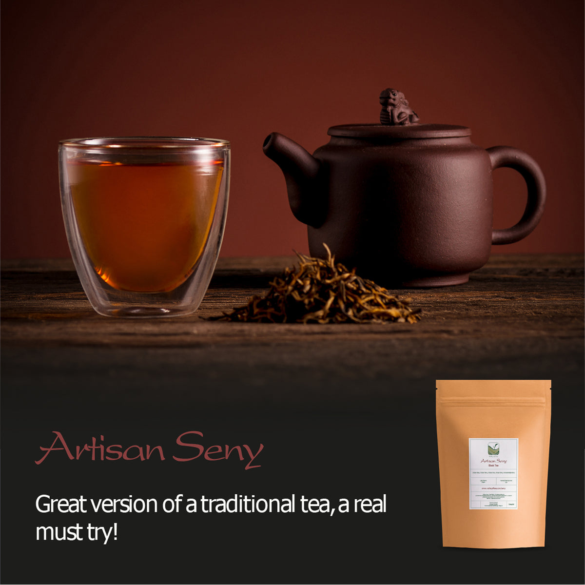 Sri Lanka Black Tea Leaf - Artisan Handmade Grade From Nuwara Eliya 50g
